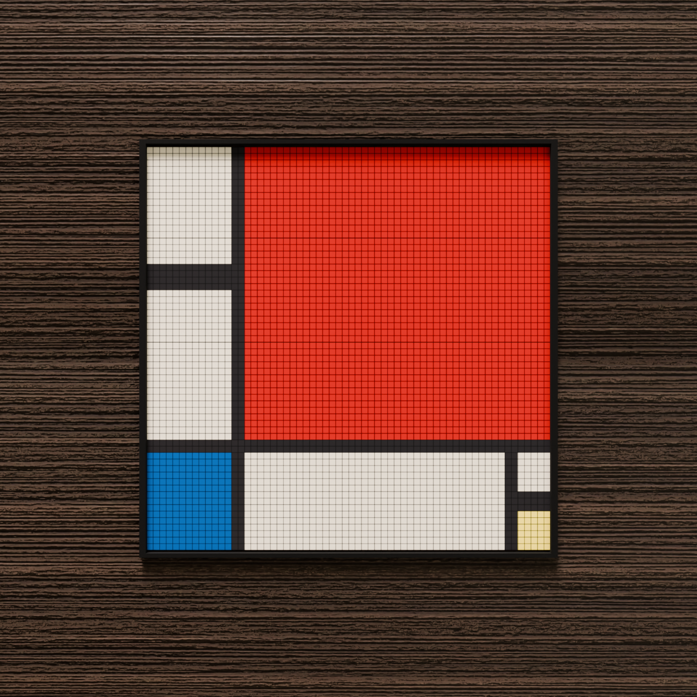 Composition with Red, Blue and Yellow
