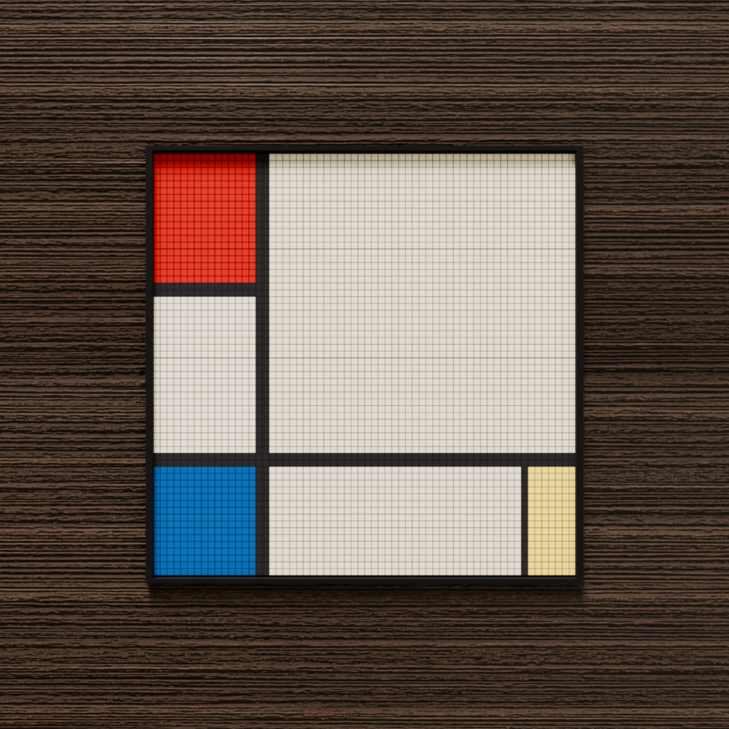Composition II in Red, Blue, and Yellow