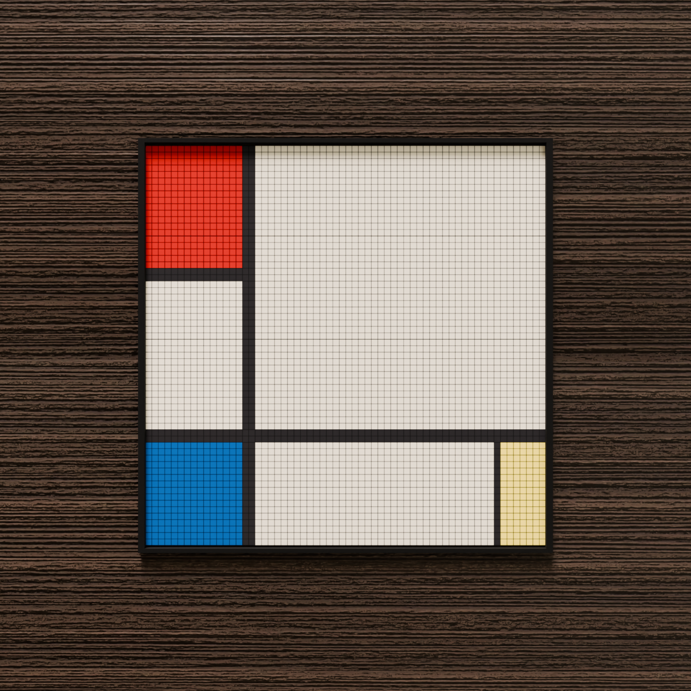 Composition II in Red, Blue, and Yellow