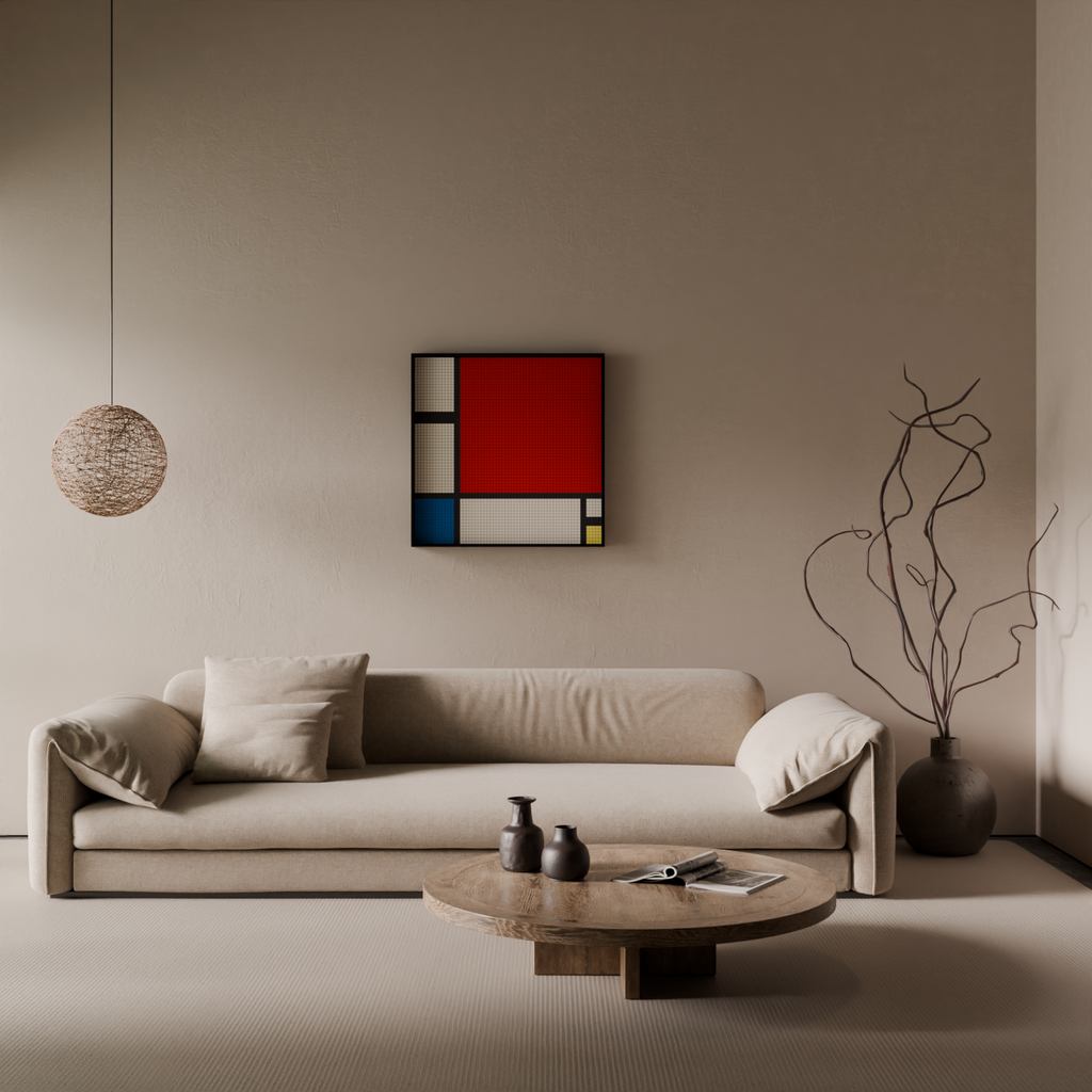 Composition with Red, Blue and Yellow