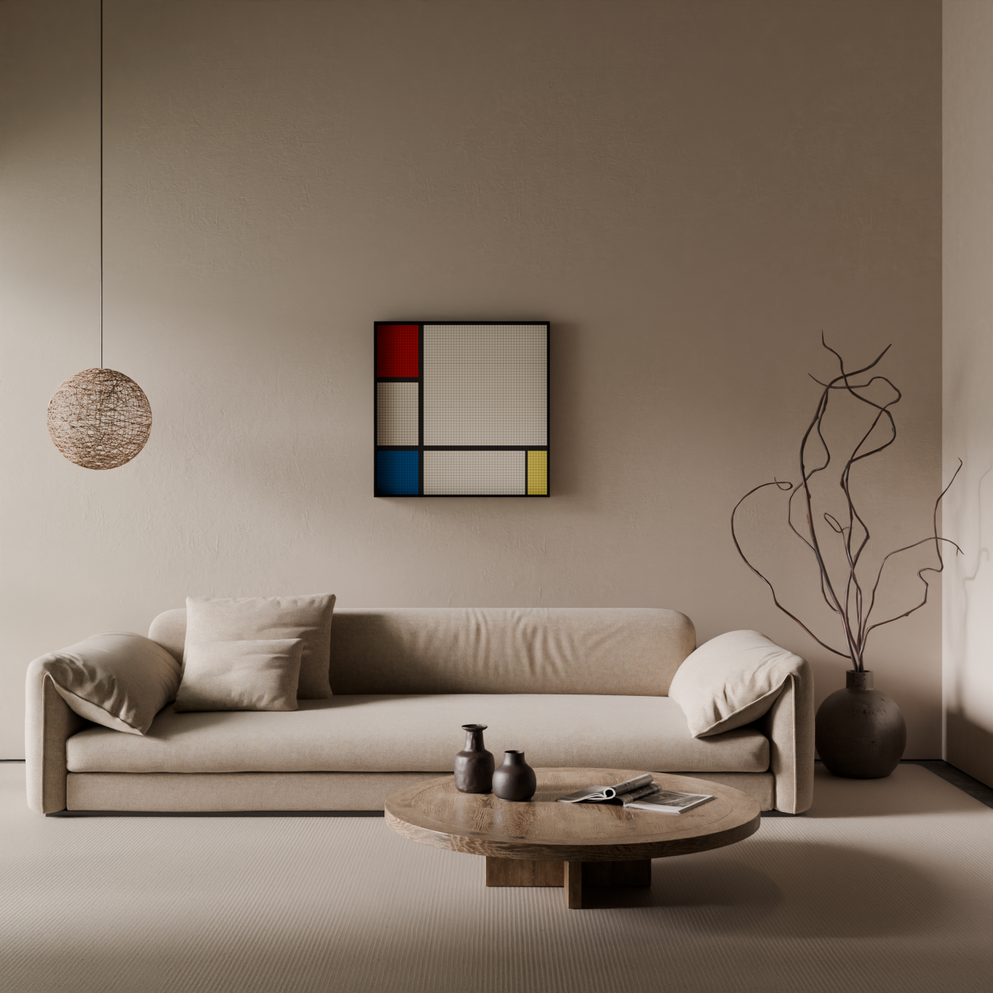 Composition II in Red, Blue, and Yellow