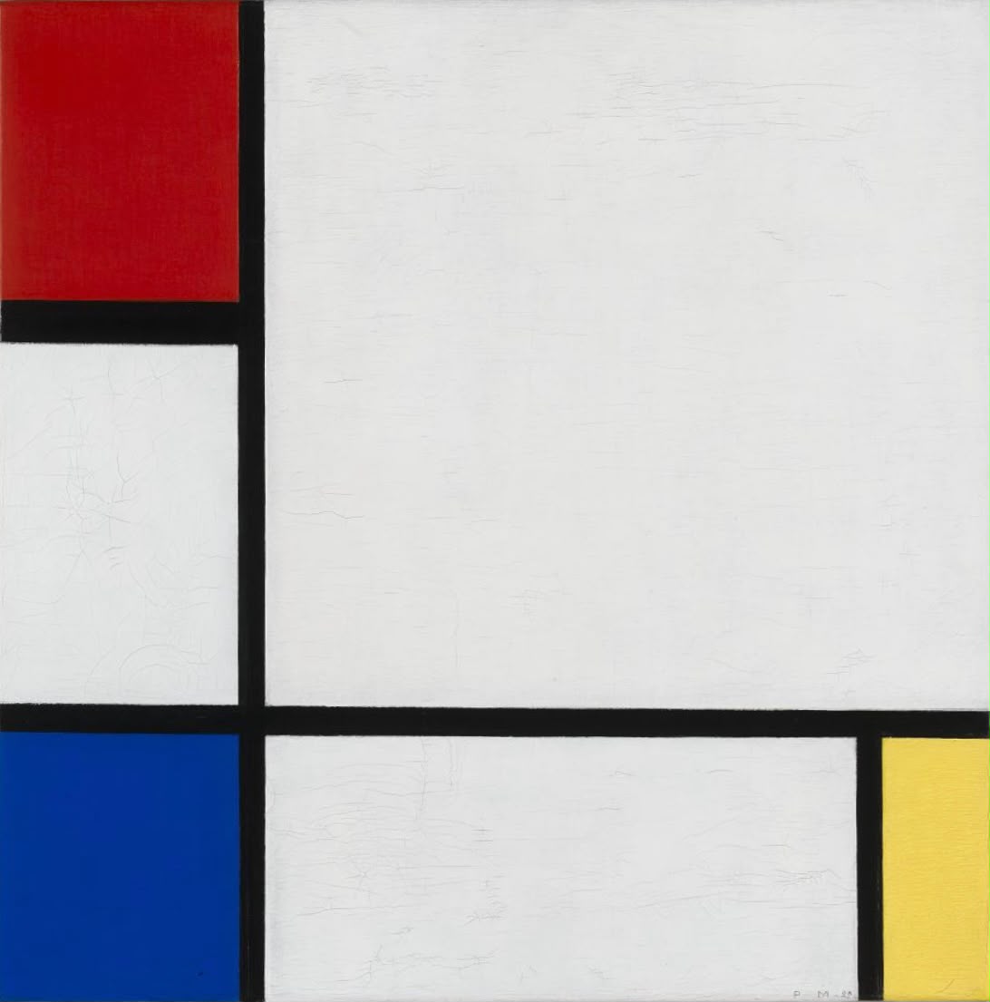 Composition II in Red, Blue, and Yellow